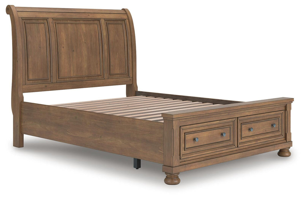 Feddinger Panel Storage Bed - MI Hometown Furnishings (MI)*