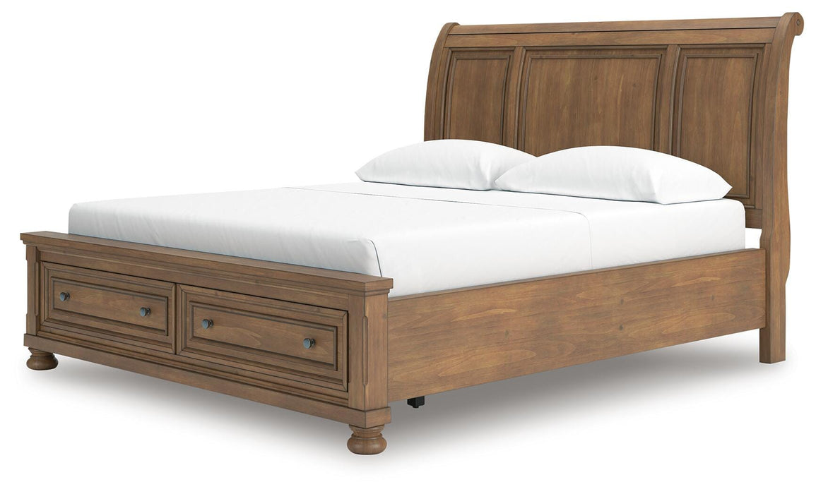 Feddinger Panel Storage Bed - MI Hometown Furnishings (MI)*