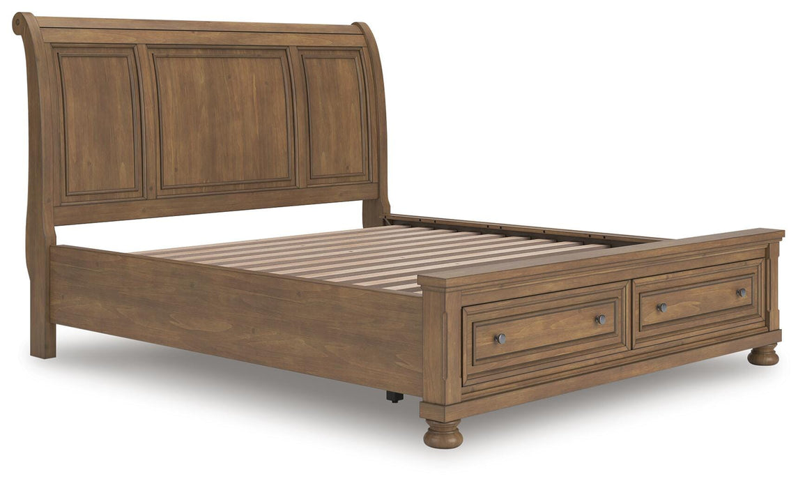 Feddinger Panel Storage Bed - MI Hometown Furnishings (MI)*