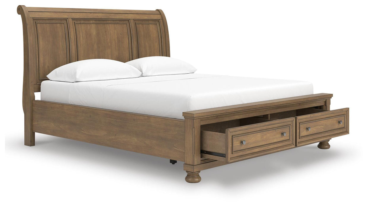 Feddinger Panel Storage Bed - MI Hometown Furnishings (MI)*