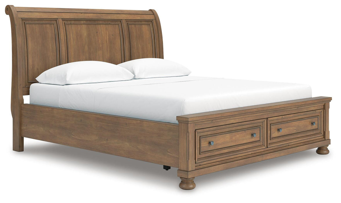 Feddinger Panel Storage Bed - MI Hometown Furnishings (MI)*