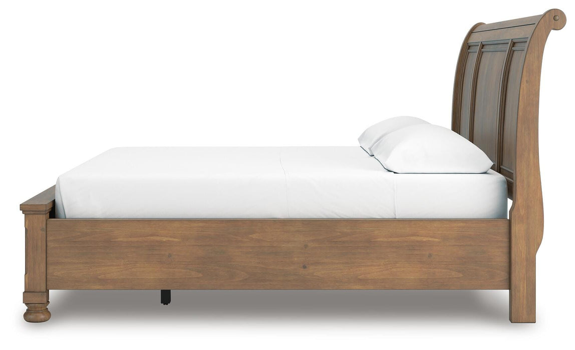 Feddinger Panel Storage Bed - MI Hometown Furnishings (MI)*