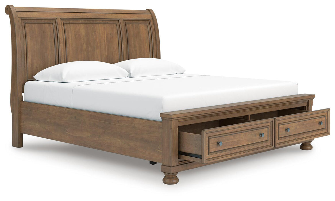 Feddinger Panel Storage Bed - MI Hometown Furnishings (MI)*