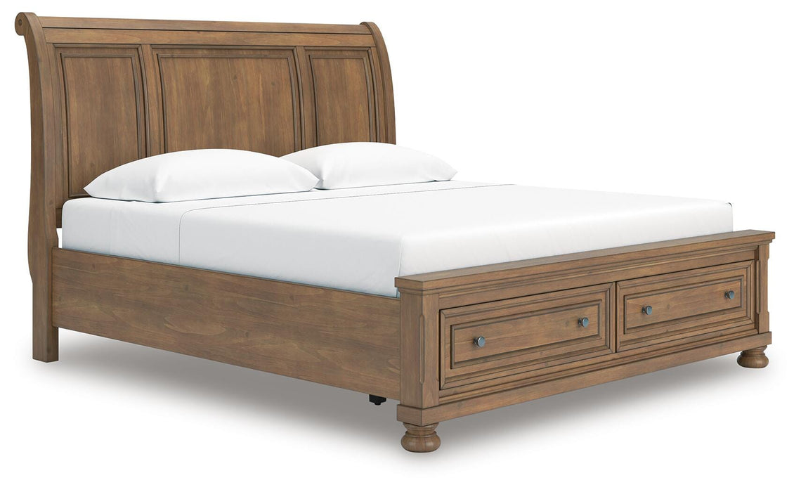 Feddinger Panel Storage Bed - MI Hometown Furnishings (MI)*