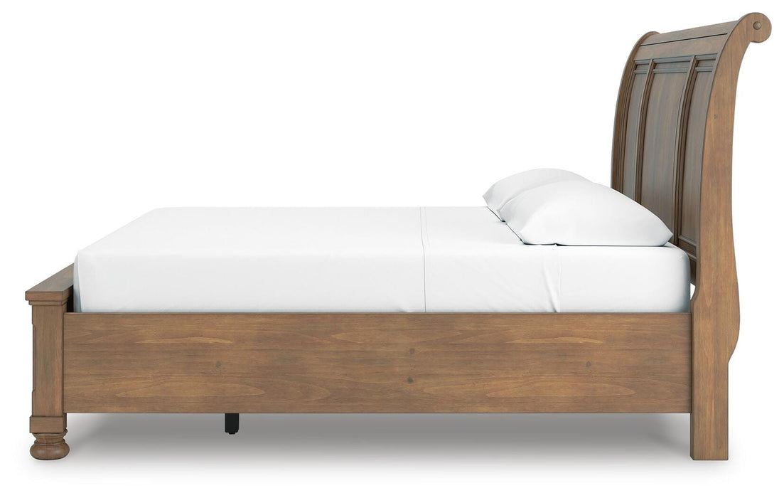 Feddinger Panel Storage Bed - MI Hometown Furnishings (MI)*
