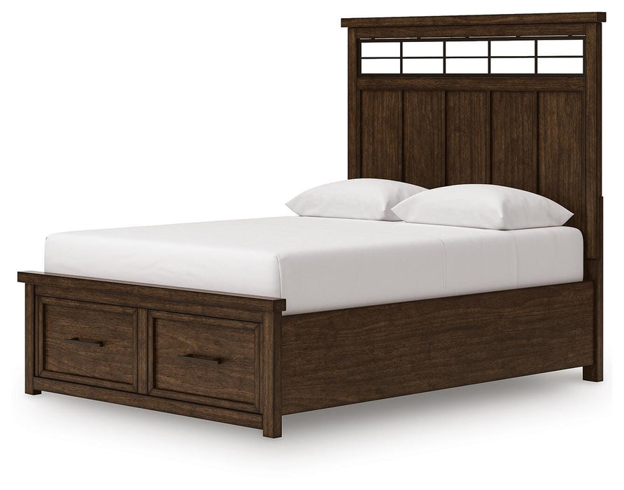 Taffenbrook Panel Storage Bed - MI Hometown Furnishings (MI)*