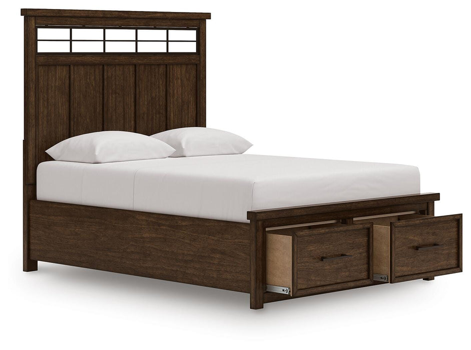 Taffenbrook Panel Storage Bed - MI Hometown Furnishings (MI)*