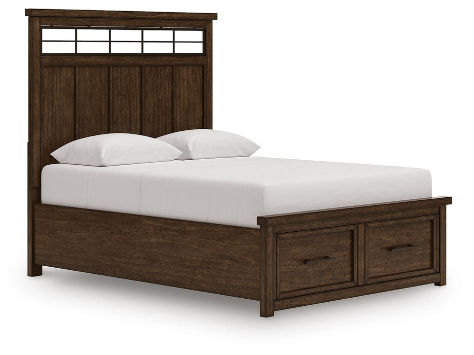 Taffenbrook Panel Storage Bed - MI Hometown Furnishings (MI)*