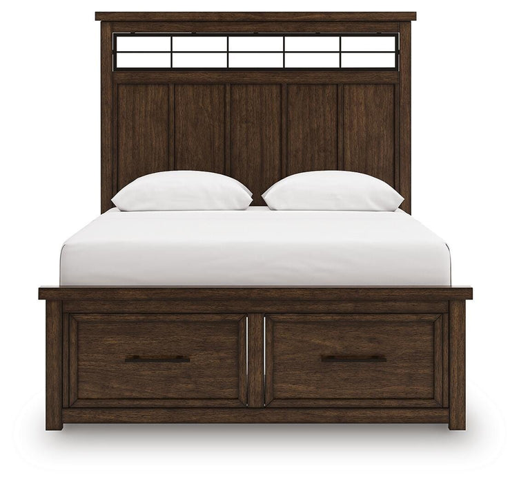 Taffenbrook Panel Storage Bed - MI Hometown Furnishings (MI)*