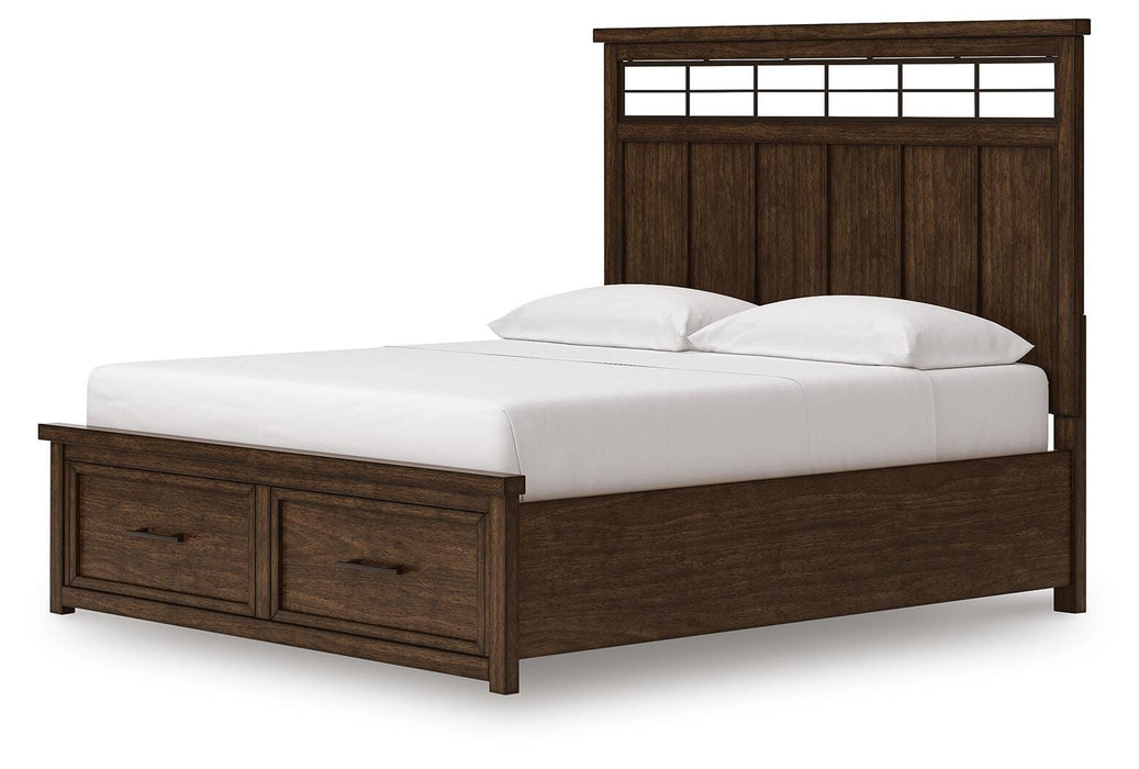 Taffenbrook Panel Storage Bed - MI Hometown Furnishings (MI)*