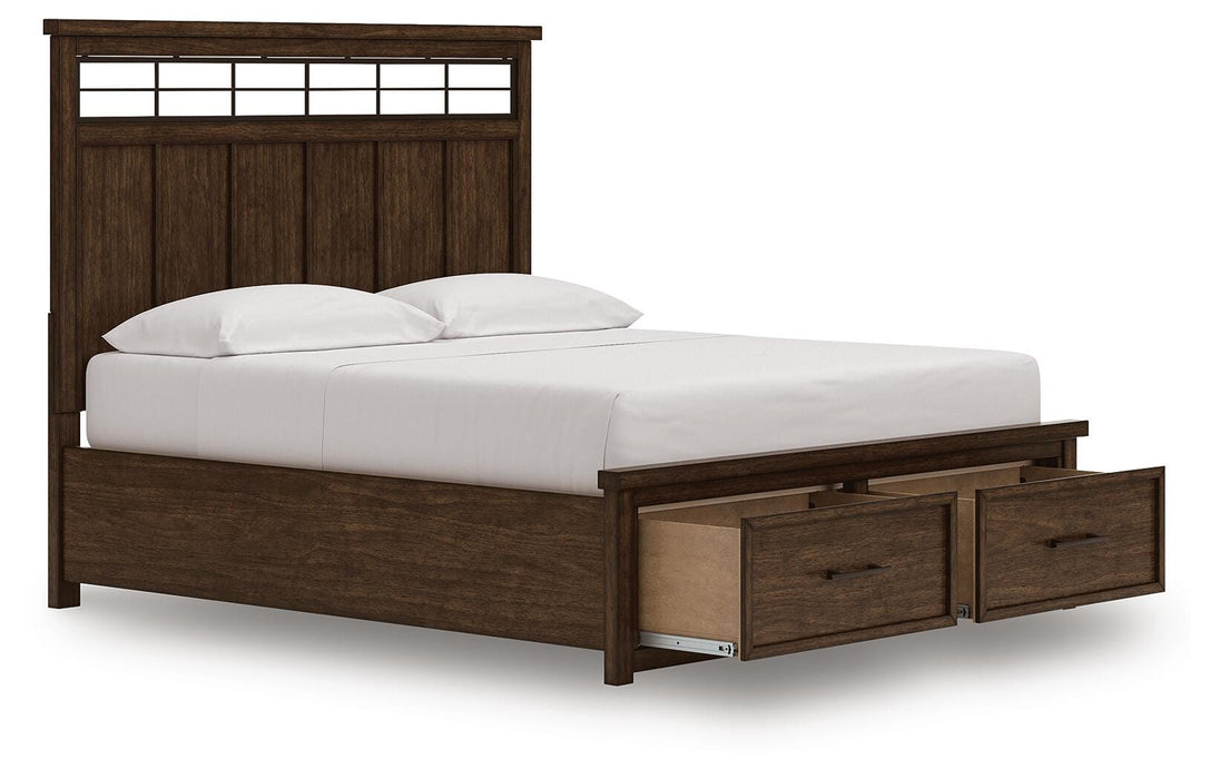 Taffenbrook Panel Storage Bed - MI Hometown Furnishings (MI)*