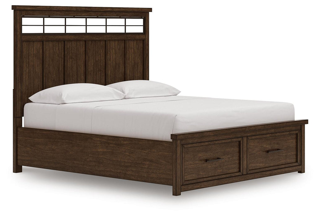 Taffenbrook Panel Storage Bed - MI Hometown Furnishings (MI)*