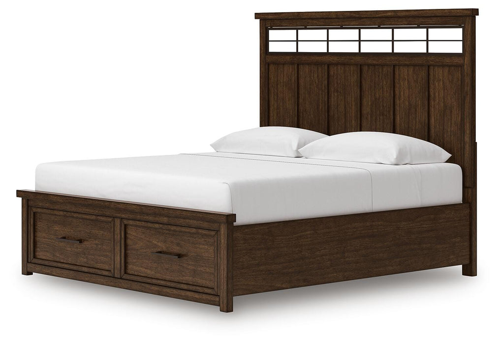 Taffenbrook Panel Storage Bed - MI Hometown Furnishings (MI)*