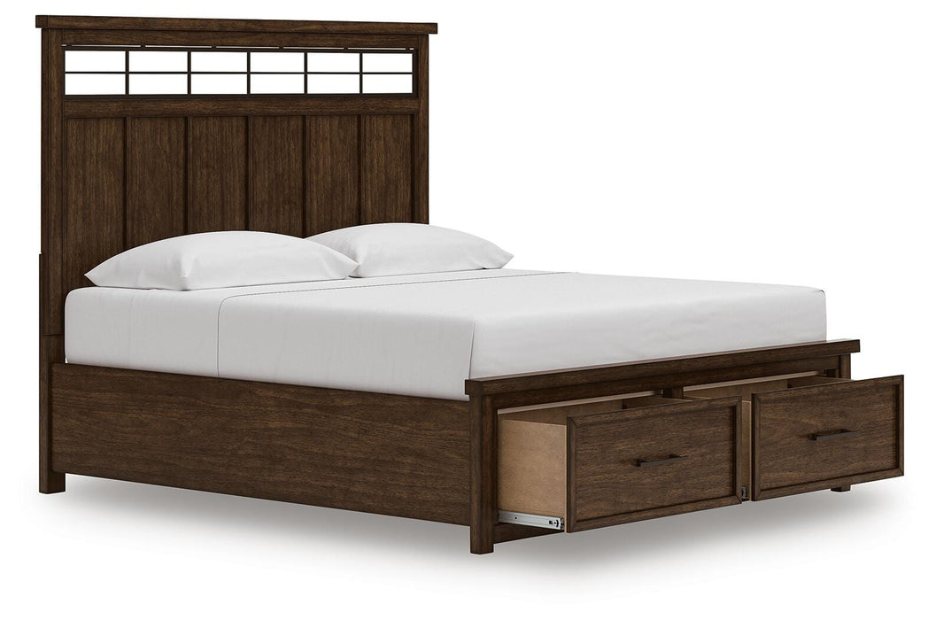 Taffenbrook Panel Storage Bed - MI Hometown Furnishings (MI)*