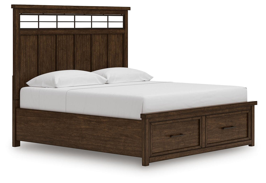 Taffenbrook Panel Storage Bed - MI Hometown Furnishings (MI)*