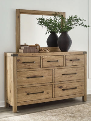 Ridgester Dresser and Mirror - MI Hometown Furnishings (MI)*