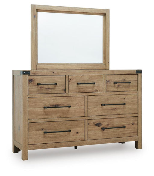Ridgester Dresser and Mirror - MI Hometown Furnishings (MI)*