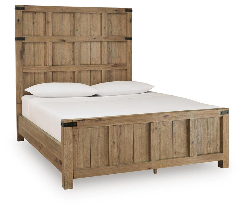 Ridgester Bed - MI Hometown Furnishings (MI)*
