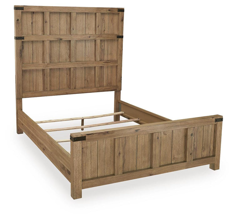 Ridgester Bed - MI Hometown Furnishings (MI)*
