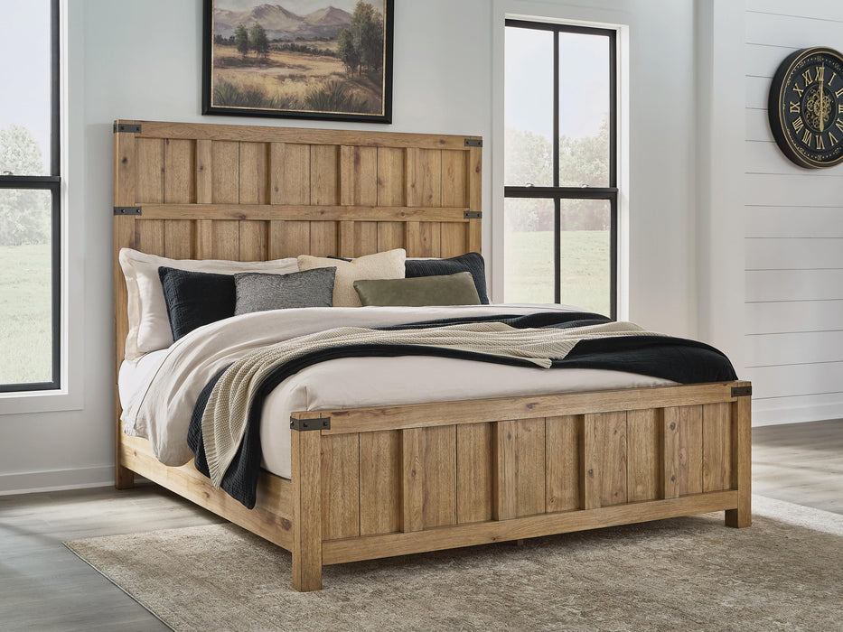 Ridgester Bed - MI Hometown Furnishings (MI)*