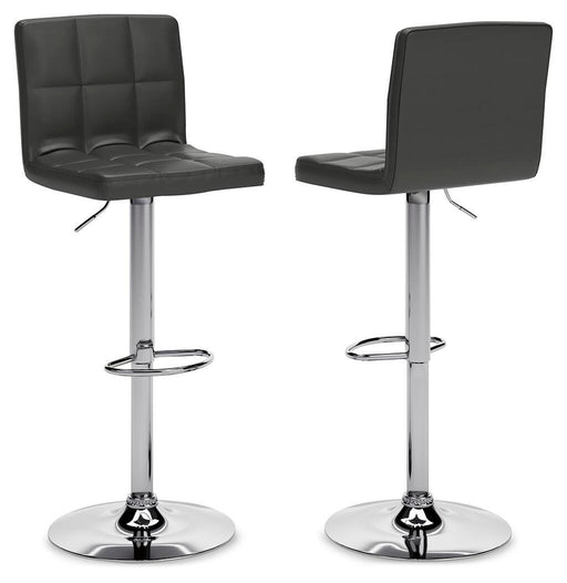 Bellatier Adjustable Height Bar Stool - MI Hometown Furnishings (MI)*