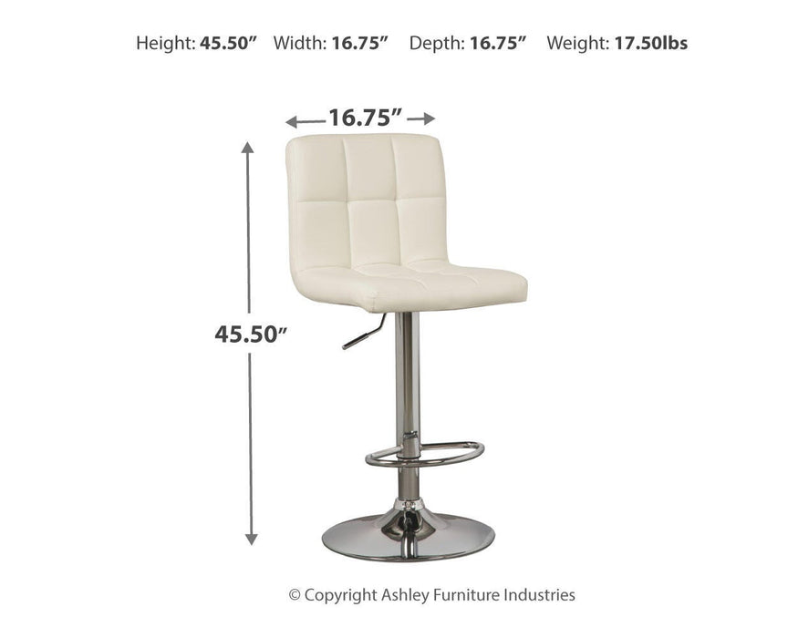 Bellatier Adjustable Height Bar Stool - MI Hometown Furnishings (MI)*