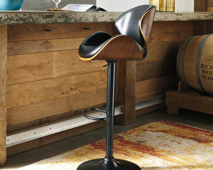 Bellatier Adjustable Height Bar Stool - MI Hometown Furnishings (MI)*