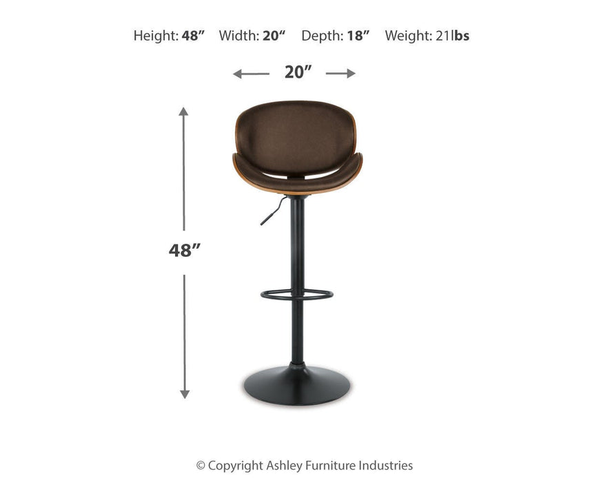 Bellatier Adjustable Height Bar Stool - MI Hometown Furnishings (MI)*