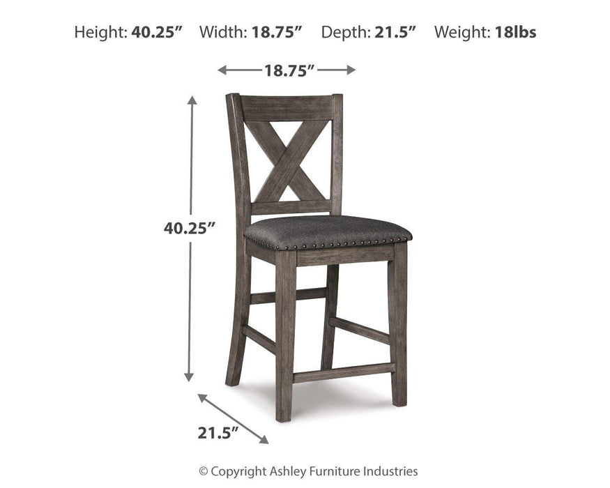 Caitbrook Counter Height Upholstered Bar Stool - MI Hometown Furnishings (MI)*