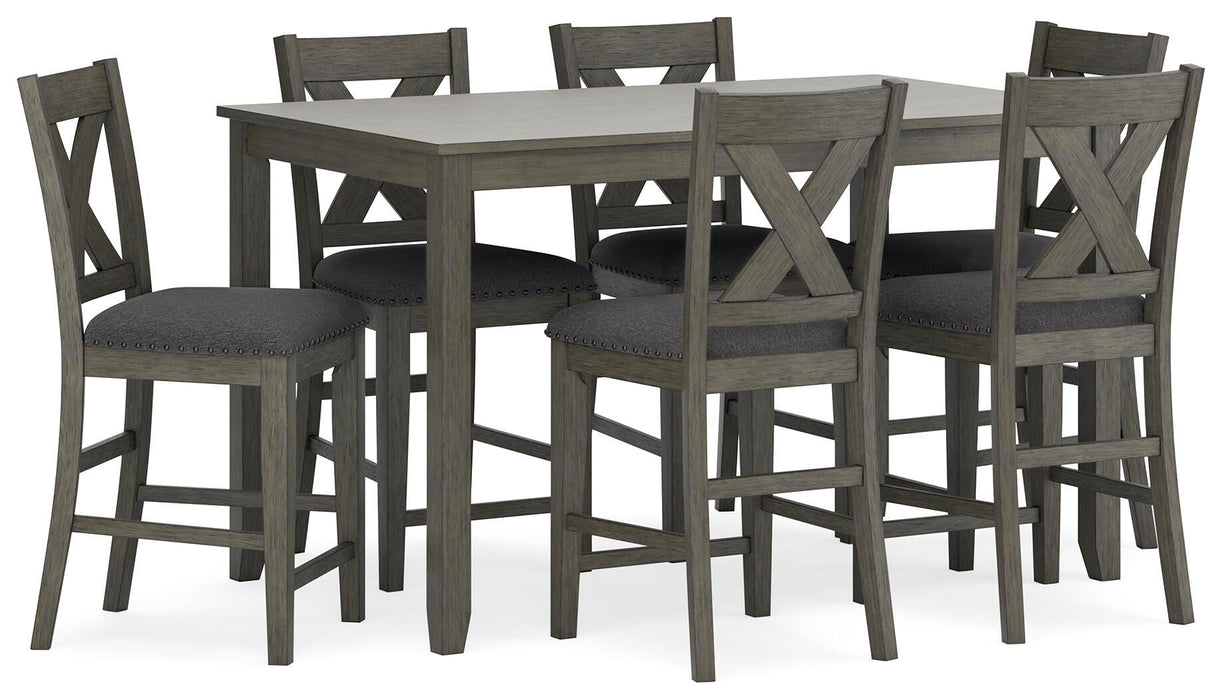 Caitbrook Counter Height Dining Table and Bar Stools (Set of 7) - MI Hometown Furnishings (MI)*