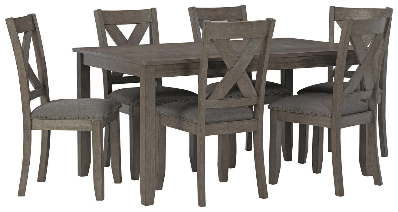 Caitbrook Dining Table and Chairs (Set of 7) - MI Hometown Furnishings (MI)*