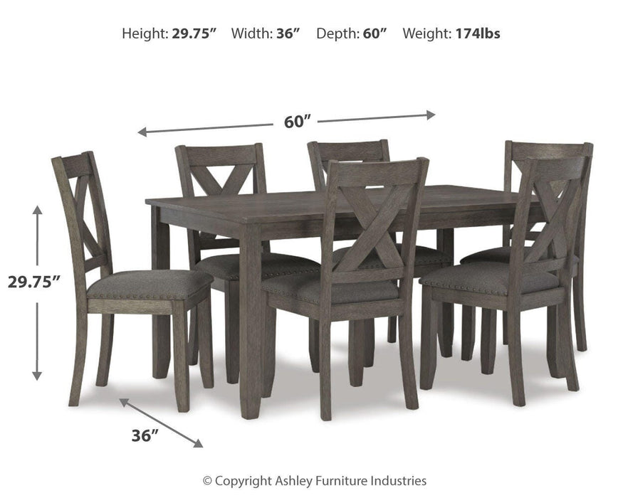 Caitbrook Dining Table and Chairs (Set of 7) - MI Hometown Furnishings (MI)*