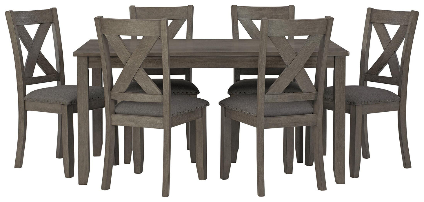 Caitbrook Dining Table and Chairs (Set of 7) - MI Hometown Furnishings (MI)*