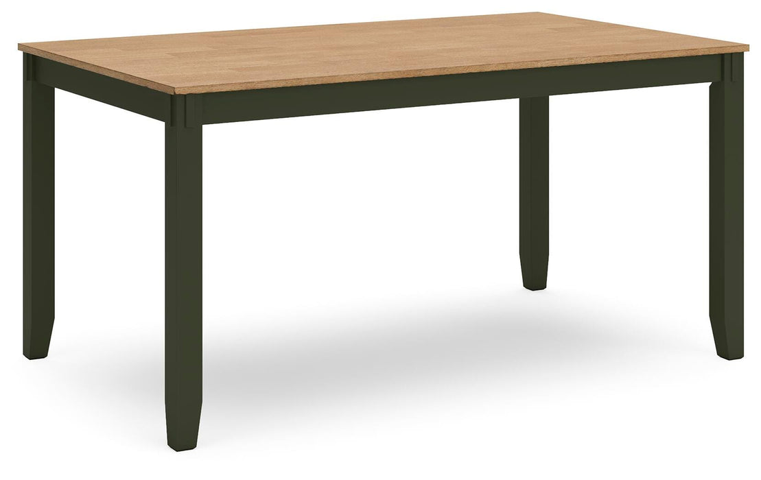 Gesthaven Dining Table with 4 Chairs and Bench (Set of 6) - MI Hometown Furnishings (MI)*