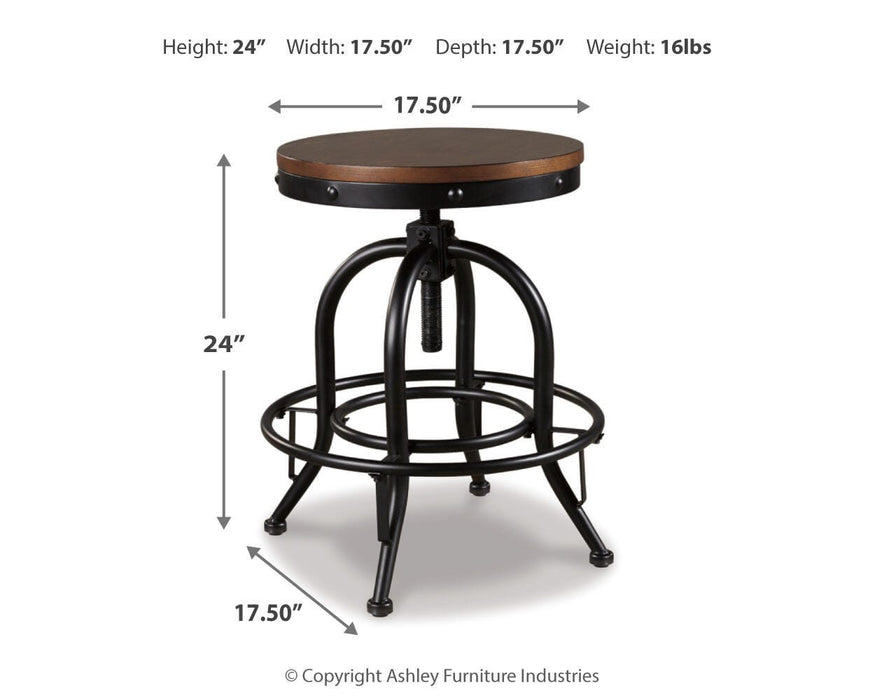 Valebeck Counter Height Bar Stool - MI Hometown Furnishings (MI)*