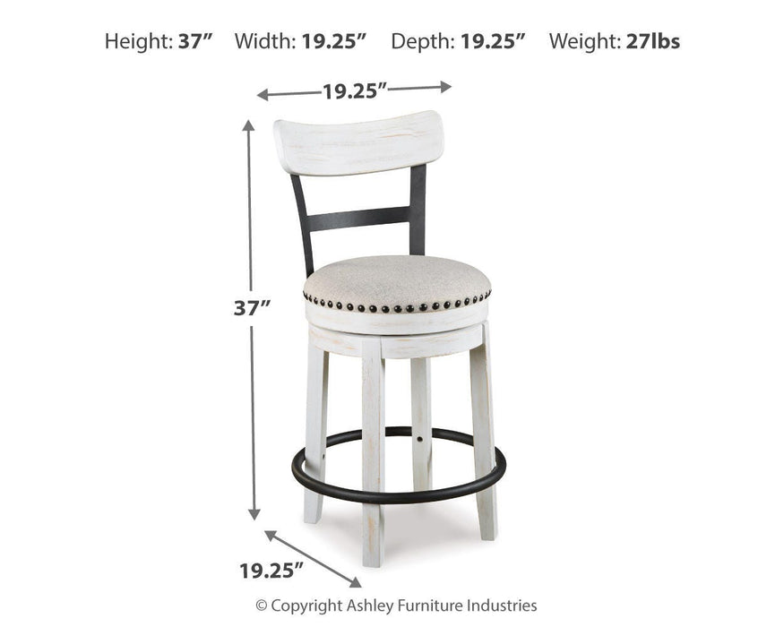 Valebeck Counter Height Bar Stool - MI Hometown Furnishings (MI)*
