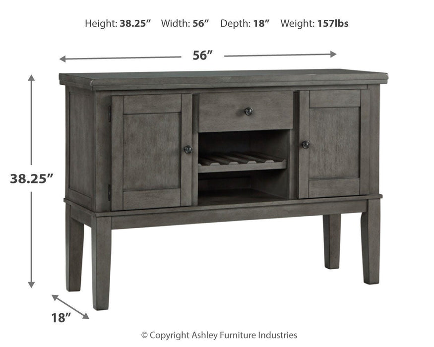 Hallanden Dining Room Set - MI Hometown Furnishings (MI)*
