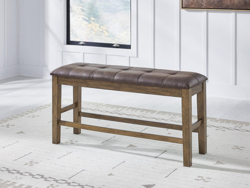 Urbinforte Counter Height Dining Bench - MI Hometown Furnishings (MI)*