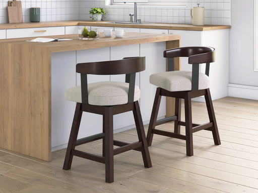 Haddigan Counter Height Barstool (Set of 2) - MI Hometown Furnishings (MI)*