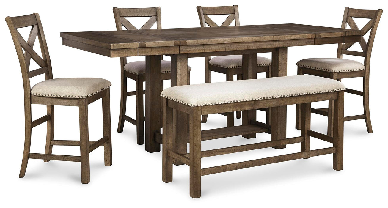 Moriville Counter Height Dining Set - MI Hometown Furnishings (MI)*