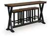 Wildenauer Counter Height Dining Table and 3 Barstools Set - MI Hometown Furnishings (MI)*