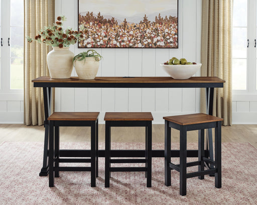 Wildenauer Counter Height Dining Table and 3 Barstools Set - MI Hometown Furnishings (MI)*
