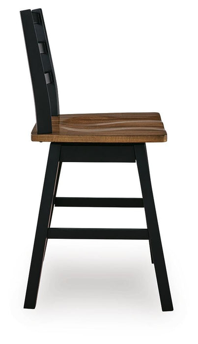 Wildenauer Counter Height Swivel Barstool - MI Hometown Furnishings (MI)*