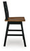 Wildenauer Counter Height Swivel Barstool - MI Hometown Furnishings (MI)*