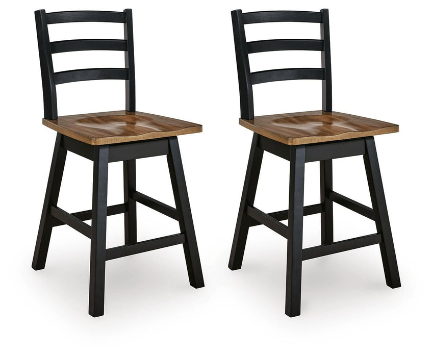 Wildenauer Counter Height Swivel Barstool - MI Hometown Furnishings (MI)*