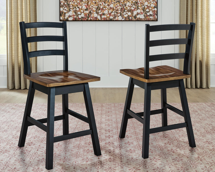 Wildenauer Counter Height Swivel Barstool - MI Hometown Furnishings (MI)*