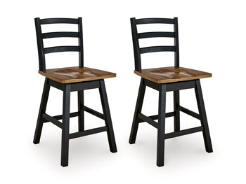 Wildenauer Counter Height Swivel Barstool - MI Hometown Furnishings (MI)*