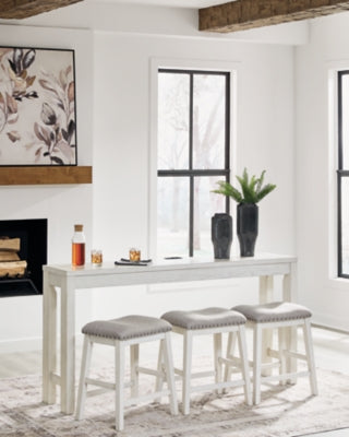 Robbinsdale Counter Height Dining Table and 3 Barstools Set - MI Hometown Furnishings (MI)*