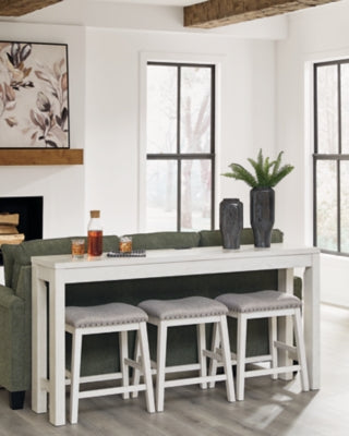 Robbinsdale Counter Height Dining Table and 3 Barstools Set - MI Hometown Furnishings (MI)*
