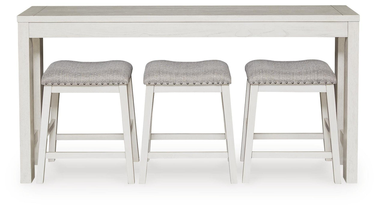 Robbinsdale Counter Height Dining Table and 3 Barstools Set - MI Hometown Furnishings (MI)*